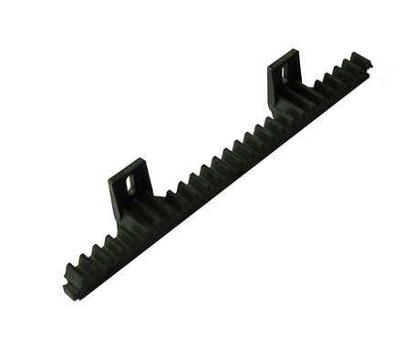 Abrelatas los 34cm de la puerta de desplazamiento de estante y del piñón de la barra de acero 2 estirones del nilón negro M4 incorporado