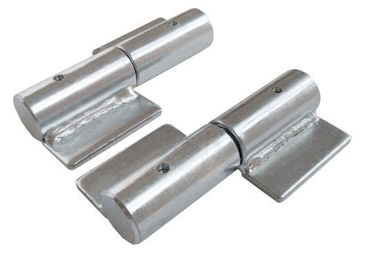 hardware plateado cinc de la bisagra de la puerta de 50x22 milímetro con la bandera zurda que cabe de la grasa