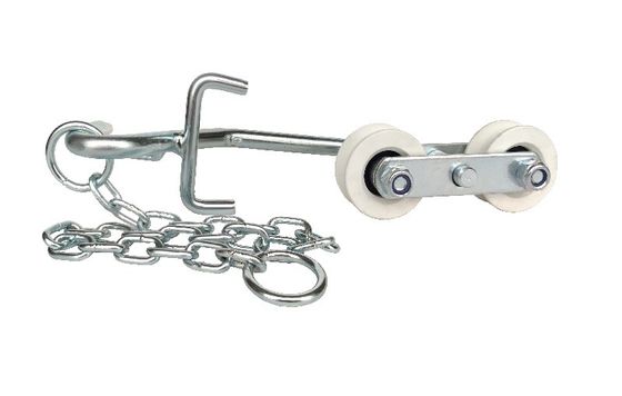 cultivo de nylon galvanizado 64m m de las herramientas de los rodillos del cablecarril del plátano