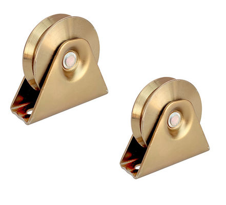 el rodillo de la puerta de desplazamiento de 3,15&quot; de los 80Mm rueda los solos transportes de la puerta
