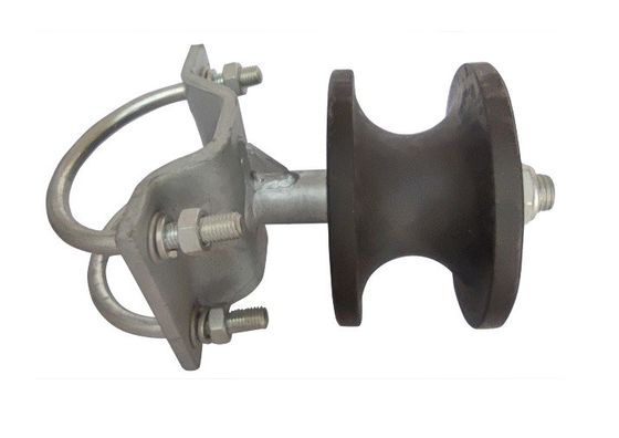Surco redondo de nylon 4&quot; del rodillo voladizo de Gate Steel Nylon de la cerca