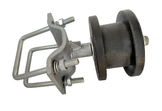 Surco redondo de nylon 4&quot; del rodillo voladizo de Gate Steel Nylon de la cerca
