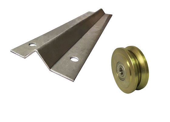 pista y ruedas galvanizadas de acero de la puerta del surco 18feet V de los 9ft el 10ft el 12ft