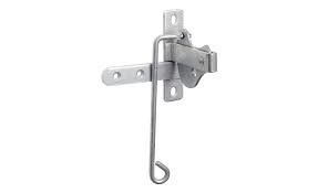 Acero externo de plata autoajustable giratorio del hardware de la cerradura del cierre de la diapositiva de la seguridad de la puerta del garaje