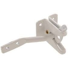 Acero externo de plata autoajustable giratorio del hardware de la cerradura del cierre de la diapositiva de la seguridad de la puerta del garaje
