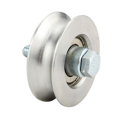 1,57” a 6,3&quot; reemplazo de acero de la rueda de la puerta de desplazamiento del hierro del metal