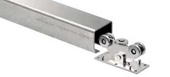 El metal voladizo del acero del hardware de la rueda del rodillo de la puerta de diapositiva plancha 8 la rueda de las ruedas 10