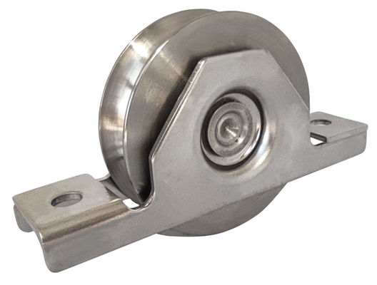 Accesorios de la puerta de desplazamiento 3&quot; puerta de acero del surco de la rueda V con 6202 que llevan