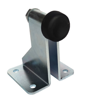 Tapónes de acero ajustables de la puerta del cinc blanco para resbalar