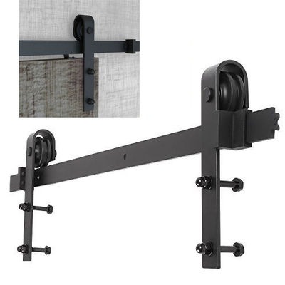Hardware interior de Matte Black Sliding Barn Door 2 metros
