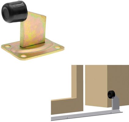 Cinc ajustable del tapón de la puerta del metal plateado para resbalar el voladizo