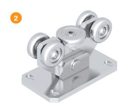 El desplazamiento del cinc de plata del metal del tapón voladizo de la puerta plateó