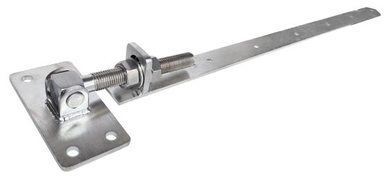 El hardware de acero 730M M de la bisagra de la puerta Q235 de la soldadura cubre con cinc plateado