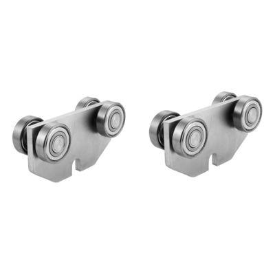Rueda voladiza ajustable de la puerta cinc blanco del oro de 3/5/16 ruedas