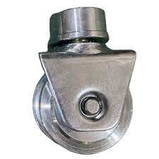 La puerta resistente galvanizada del balanceo rueda negro plateado plegable del oro
