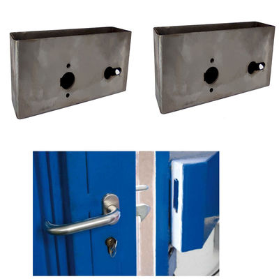Caja de acero de la cerradura de mortaja de la cubierta de la puerta de la puerta para la cerradura de la puerta deslizante
