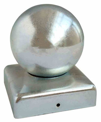 El blanco galvanizó la cerca de acero Post Caps 40, 50, 60, 70, 80, 100m m de la bola redonda
