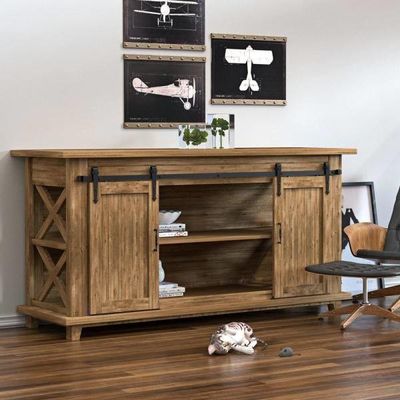 Polvo de acero sólido de Mini Barn Door Hardware Black cubierto