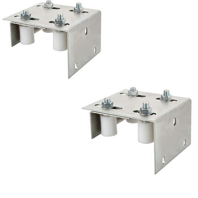 Soporte de guía de nylon ajustable para deslizar las puertas rodantes resistentes