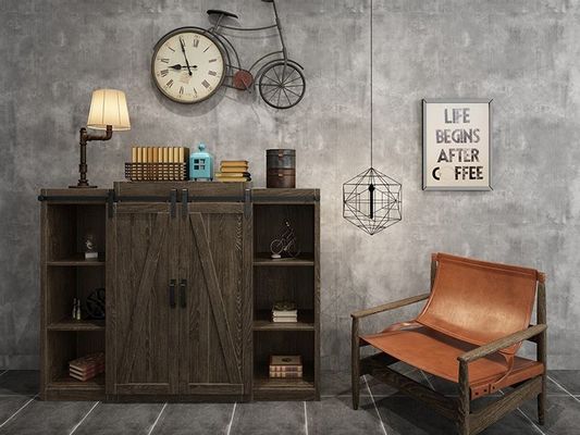 Gabinete Mini Barn Door Hardware Kit para las puertas de madera dobles