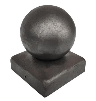 Tina de acero esférica galvanizada 100x100m m de Post Caps Round de la cerca
