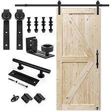 2,25 negro de desplazamiento del hardware de la puerta de granero de granero de la puerta del doble de montaje en el techo grueso del hardware 8ft
