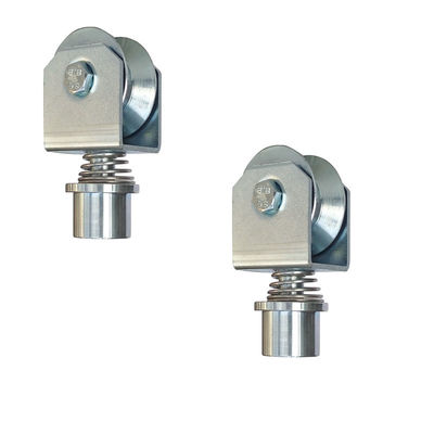 Rueda de acero inoxidable de la puerta de desplazamiento del plegamiento del BI 360 con la primavera rotatoria