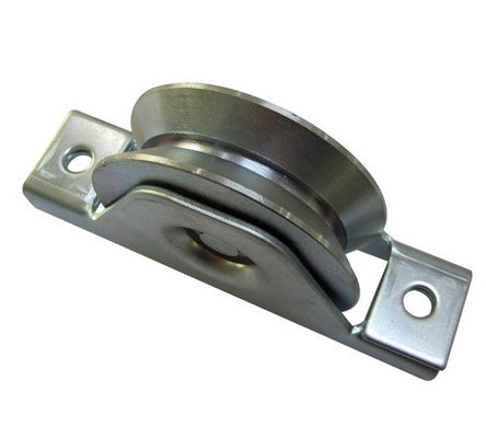 rodillo de acero de la rueda de la puerta de desplazamiento Q235 con el surco de Y