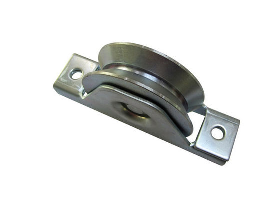 rodillo de acero de la rueda de la puerta de desplazamiento Q235 con el surco de Y