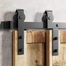 Hardware de desplazamiento plástico de acero de la puerta de la puerta de granero fácil instalar