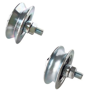 4 pulgadas de desplazamiento de la puerta de surco de la rueda V con Axle Bolt And Nut