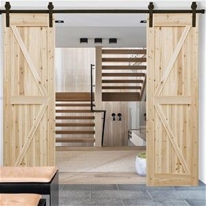 Hardware clásico de la puerta de granero de la forma de J 6,6 pies del negro de acero de carbono