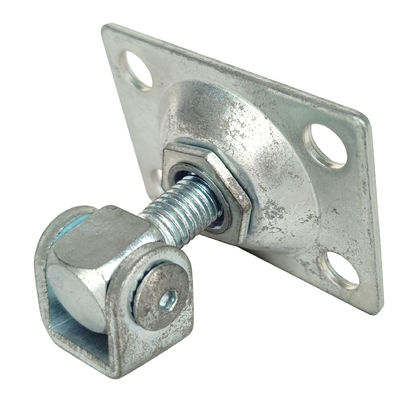 Hardware galvanizado ajustable de la bisagra de la puerta con la placa cuadrada