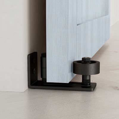 Guía ajustable de la puerta del soporte del piso para resbalar el hardware de la puerta de granero