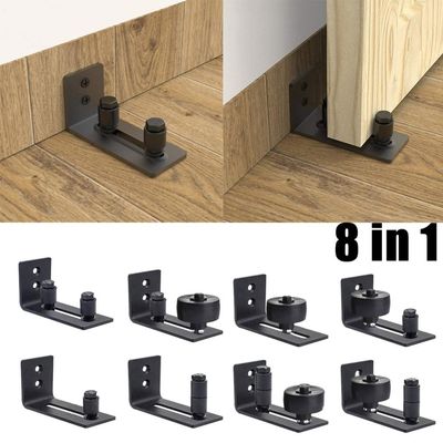 Guía ajustable de la puerta del soporte del piso para resbalar el hardware de la puerta de granero