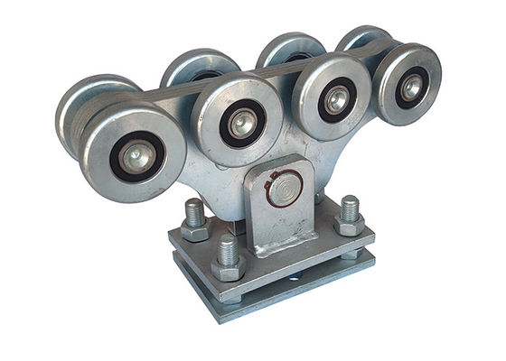 Plata resistente del cinc de la rueda del carro de la puerta de desplazamiento de la puerta voladiza